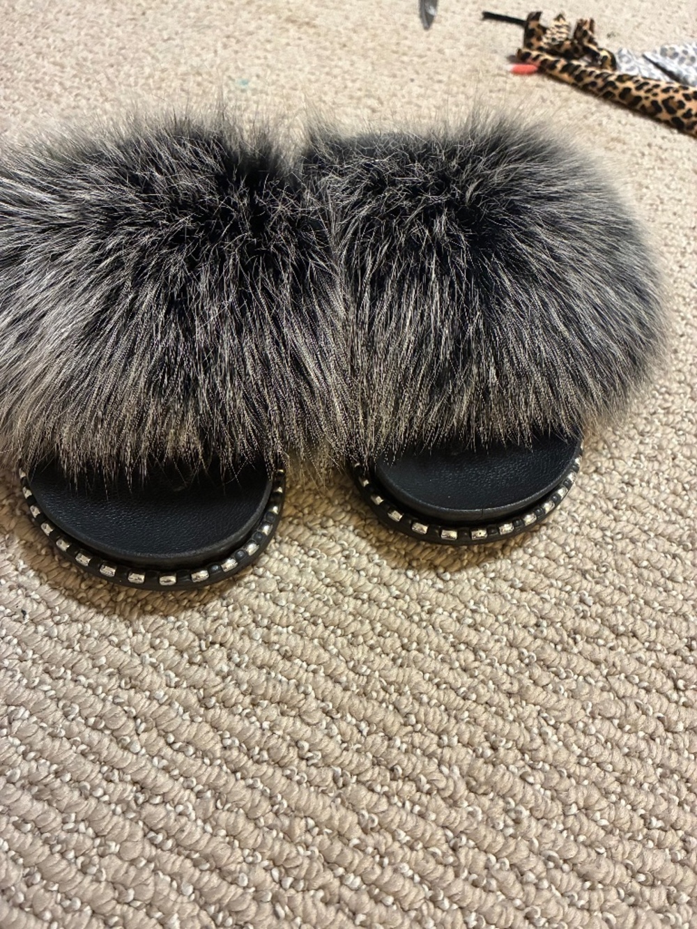 Fuzzy slippers